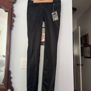 Richmond Black Satin Dress Pants